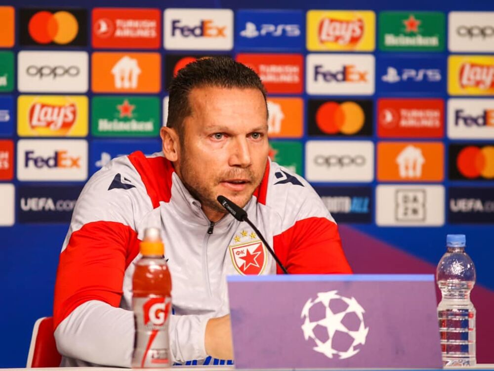 Barak Bahar na konferenciji za medije pred Lajpcig