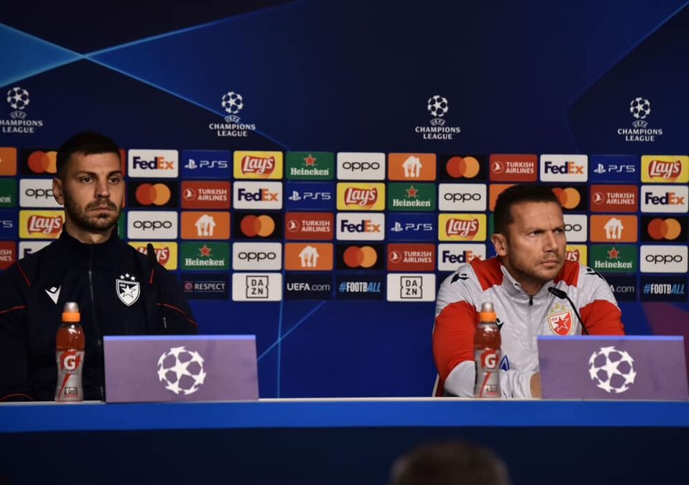 Aleksandar Dragović i Barak Bahar na konferenciji za medije pred Lajpcig