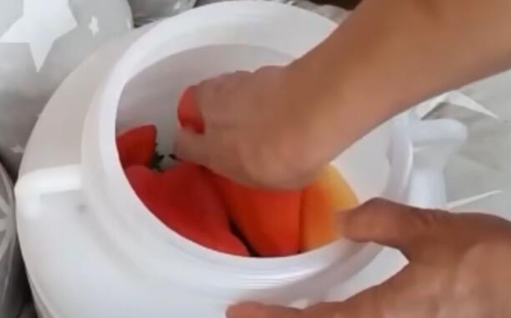 Paprika u buretu za turšiju