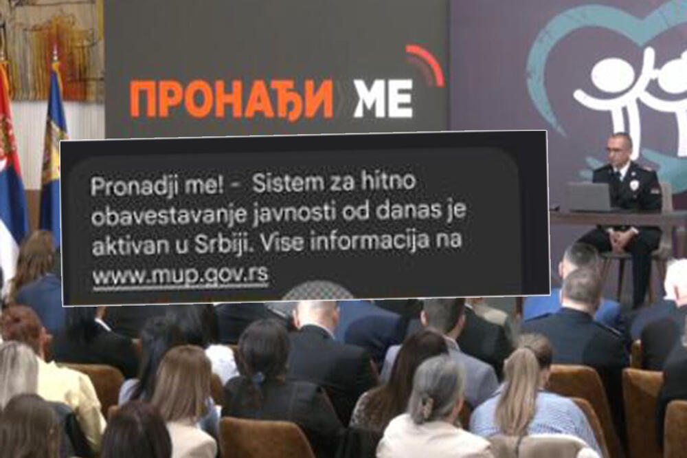 KADA VAM OD "PRONAĐI ME" STIGNE SMS, TO ĆE ZNAČITI OVE 3 STVARI: Srpski "Amber alert" pušten u rad
