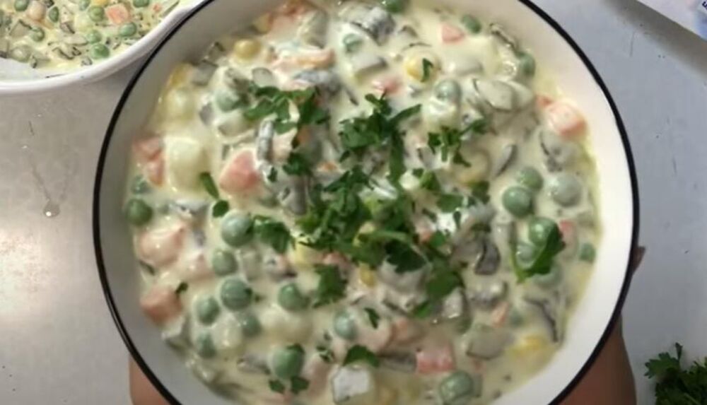 Priprema posne ruske salate