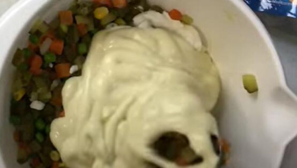 Majonez posni u ruskoj salati