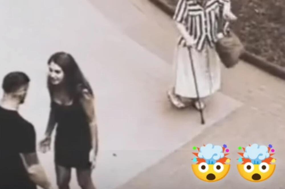 PAR SE SVAĐAO NASRED ULICE, A ONDA SE POJAVILA BAKA: Sudbina se u SEKUNDI PROMENILA, nisu mogli da... (VIDEO)