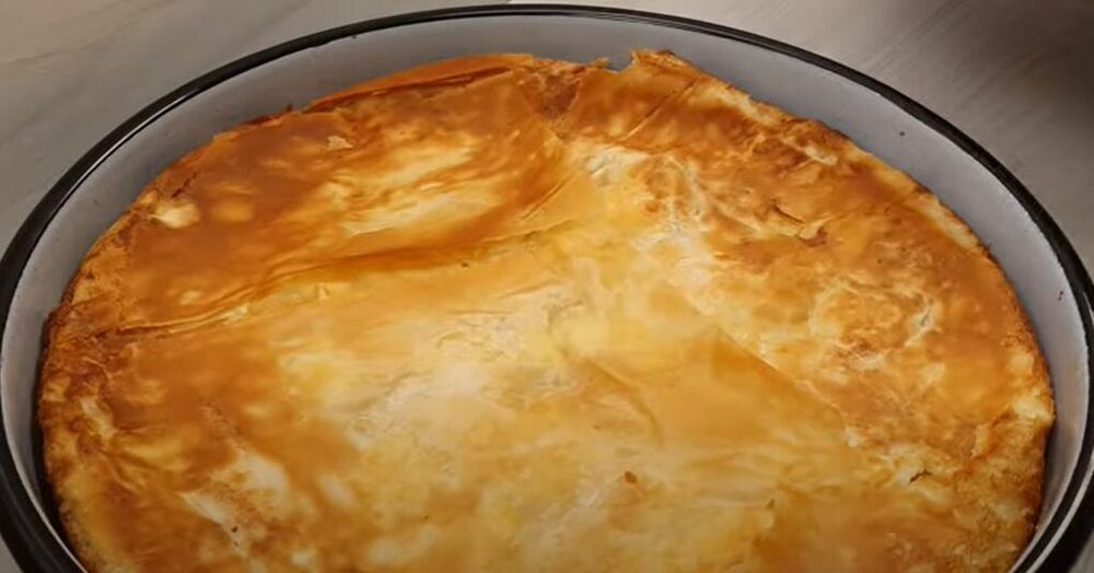 Planinska pita sa sirom u plehu