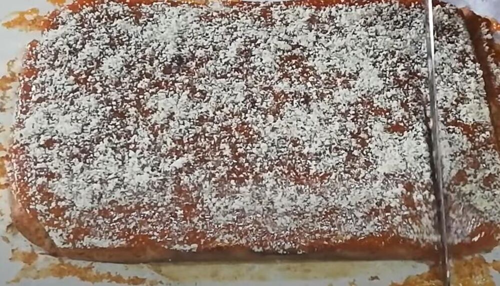 Posni kolač ispečen