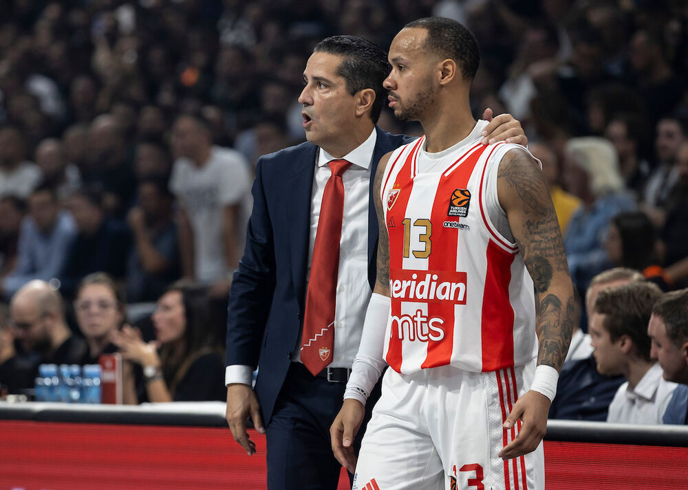 Joanis Sferopulos i Šabaz Nejpir na utakmici Partizana i Crvene zvezde