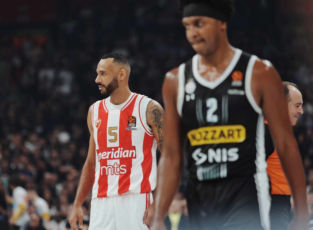 Adam Hanga na utakmici Partizana i Crvene zvezde