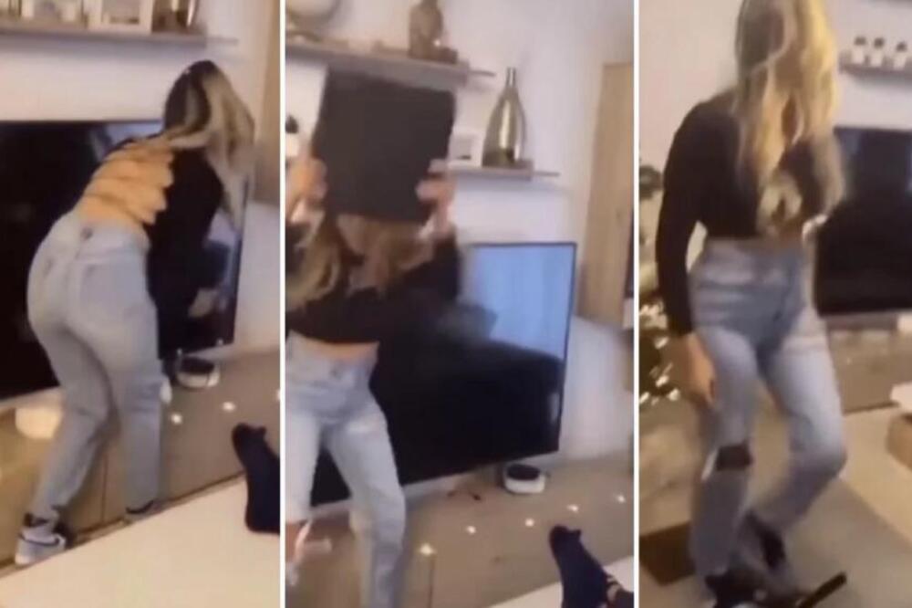 UŠLA JE U DNEVNU SOBU I ODJEDNOM KRENULA SVE DA LOMI PO KUĆI: Muž nije VEROVAO šta vidi kada je krenula da... VIDEO