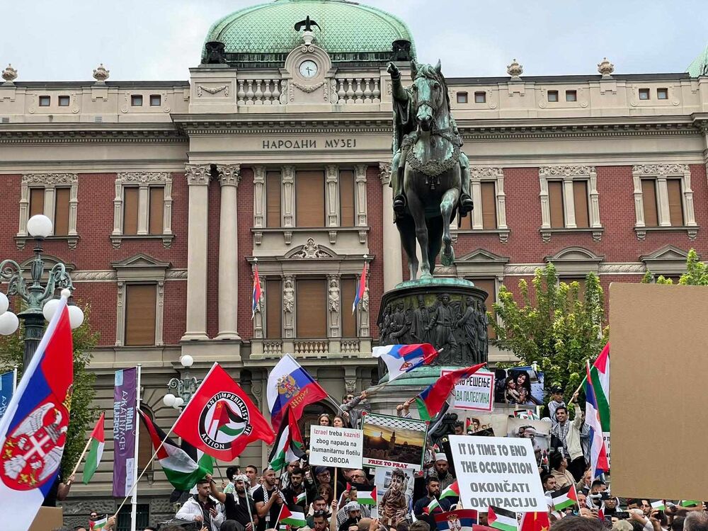 Podrška Palestini u Beogradu