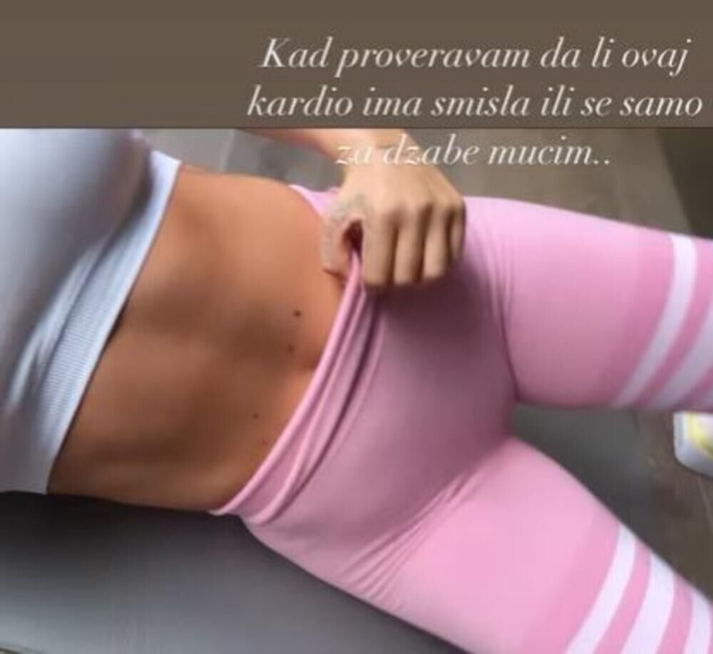 Sada je pokazala kako održava vitku liniju i otkrila kako izgledaju treninzi 