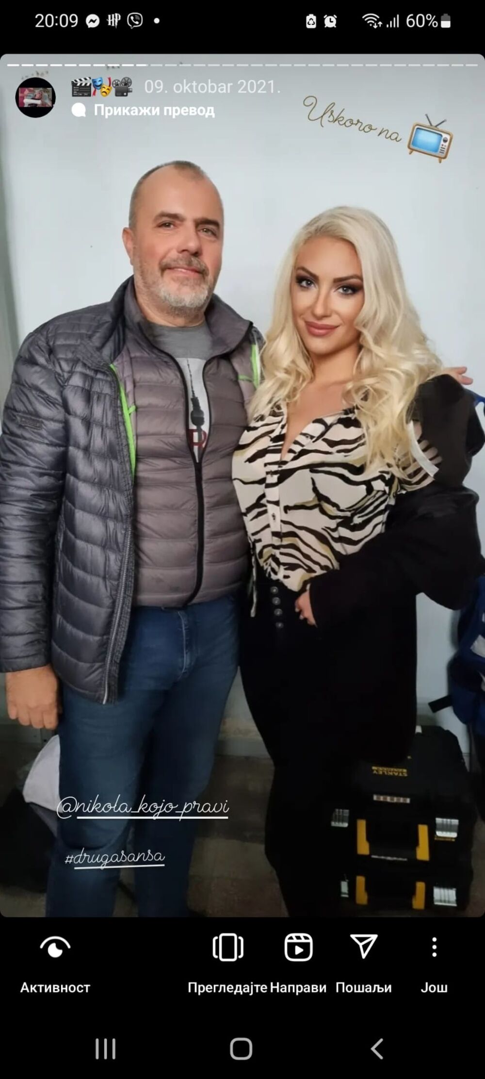 'Nikola Kojo je jedan veliki profesionalac, a na mene je ostavio utisak jedne jako normalne i prijatne osobe.'