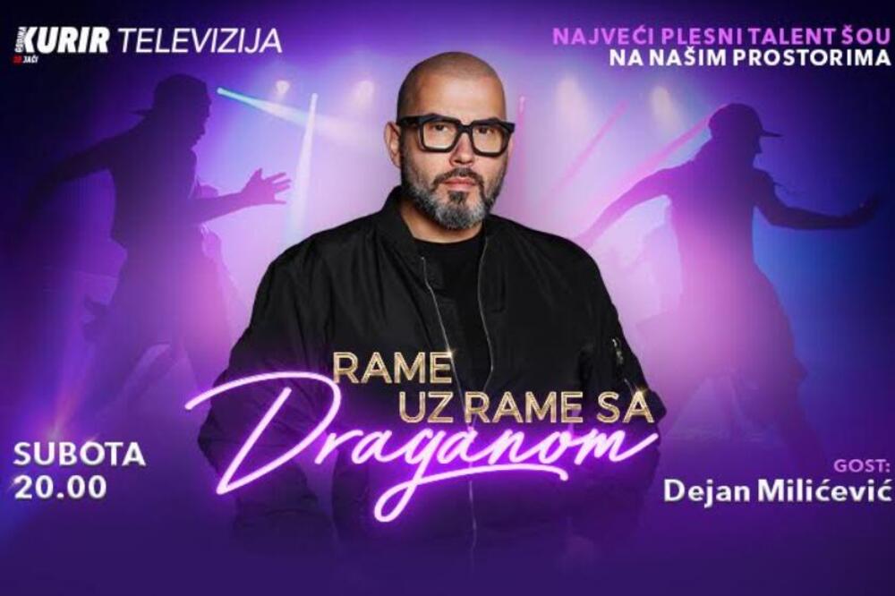 VIKEND U ZNAKU DOBROG PLESA, MUZIKE I SJAJNE ZABAVE! Gledajte "Rame uz rame sa Draganom" samo na Kurir televiziji
