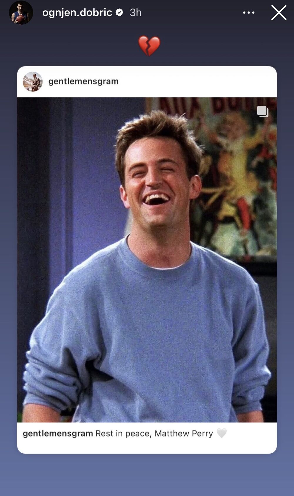 Metju Peri, Ognjen Dobrić