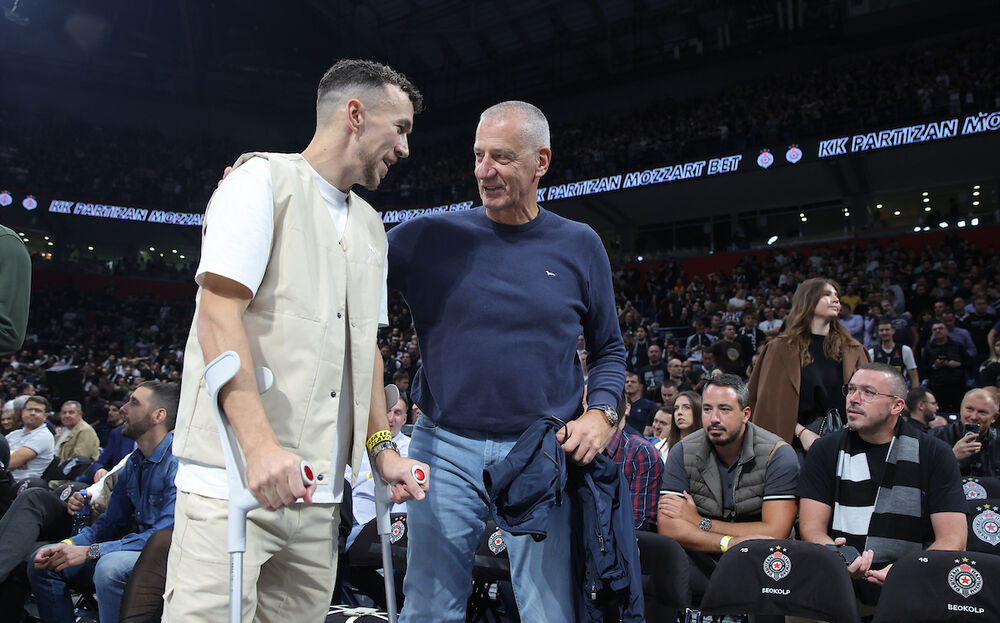 Perišić i Petrović na meču Partizana
