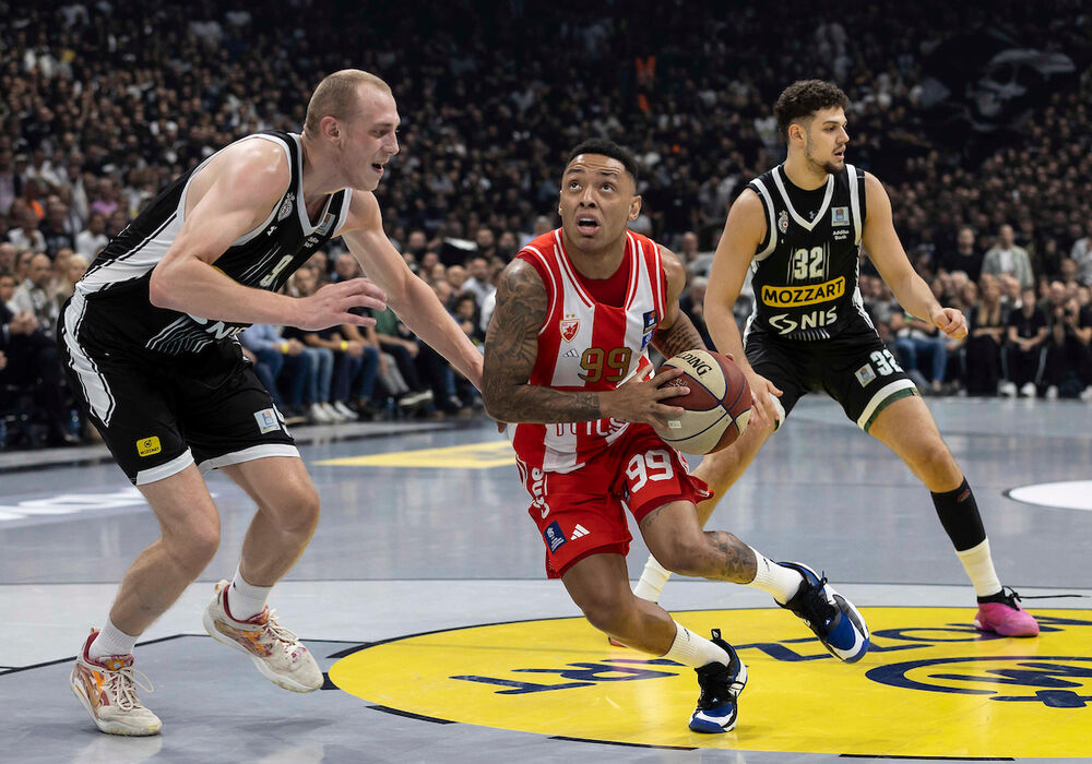 KK Crvena zvezda, KK Partizan, Večiti derbi, Jago Dos Santos, Jago Mateus, Alen Smailagić, Uroš Trifunović