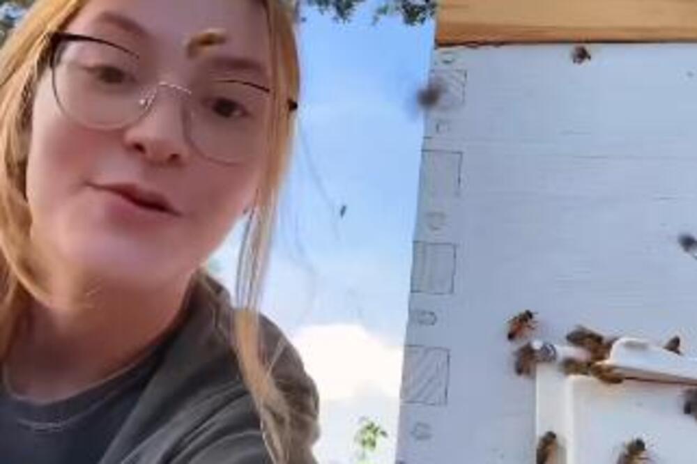 SVI SU ZANEMELI KAD SU VIDELI ŠTA OVA DEVOJKA RADI SA PČELAMA, I TO BEZ ODEĆE: Priđe im, a onda one UZVRATE OVAKO