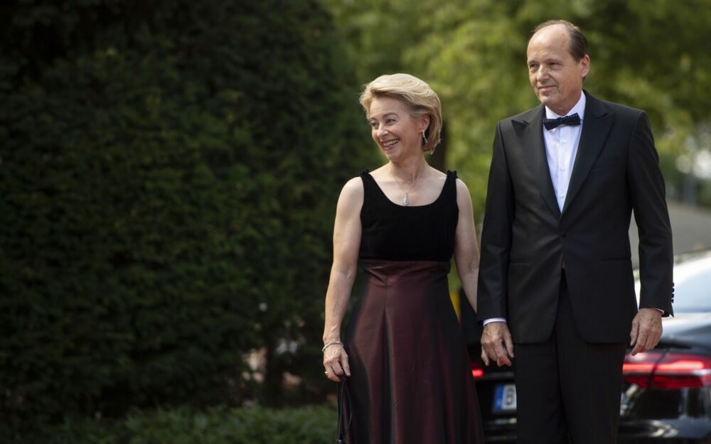 Ursula fon der Lajen sa svojim suprugom 