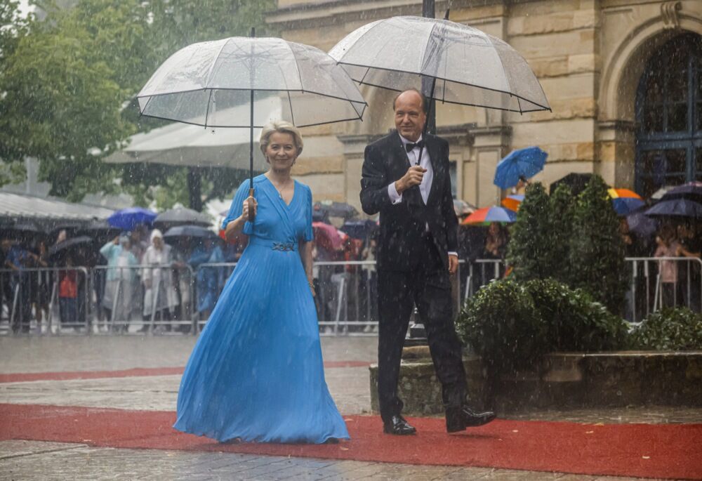 Ursula fon der Lajen sa svojim suprugom 