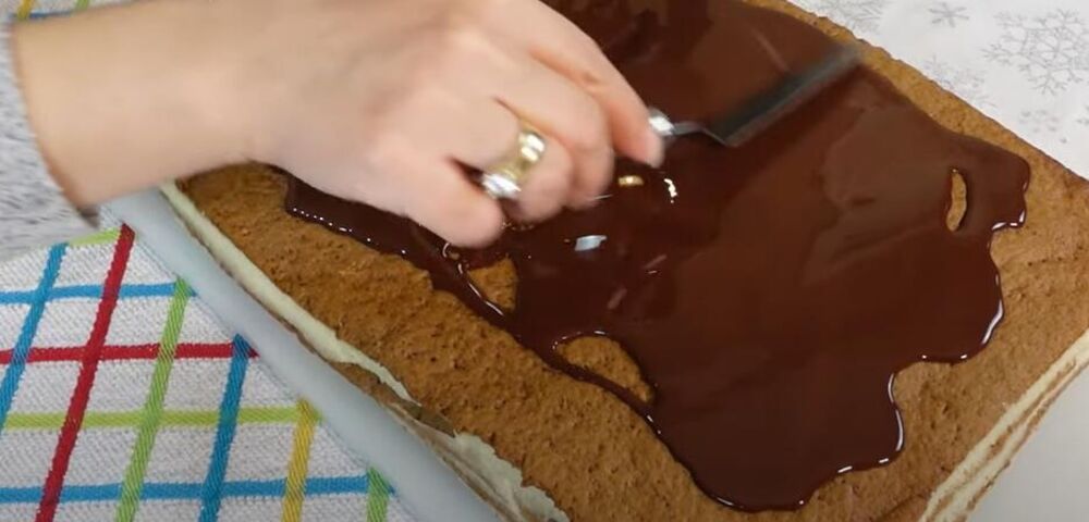 Čokolada preko medene pite