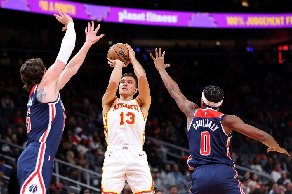 BOGDANOVIĆ POGODIO 900. TROJKU! Bogdan dvocifren u trećoj vezanoj pobedi Atlante (VIDEO)