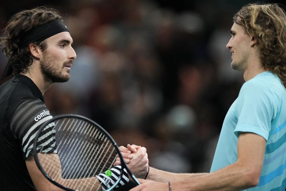 Stefanos Cicipas, Tenis, Masters Pariz, Aleksandar Zverev