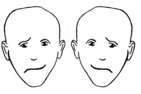 POKUŠAJTE DA ODGONETNETE: Ko se od ova dva LICA na slici SMEJE? Ovo je prava VEŽBA za MOZAK