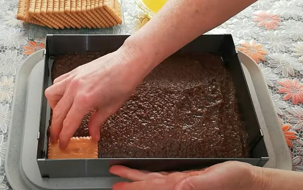 Filovanje posne ganaž torte
