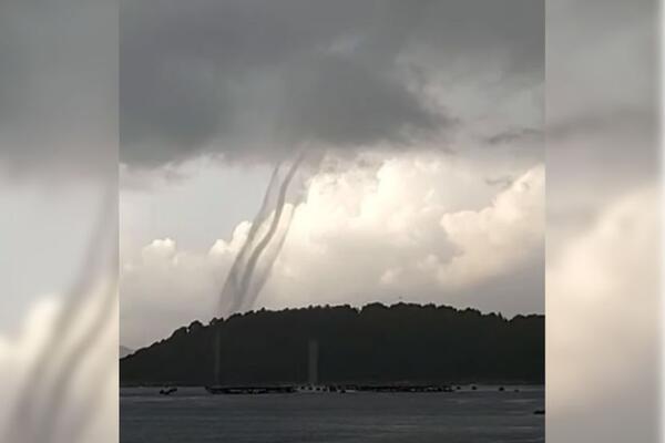 OGROMNA PIJAVICA PROTUTNJALA OBALOM JADRANSKOG MORA: Zastrašujući prizor nakon NEVREMENA KOD KOMŠIJA! (VIDEO)