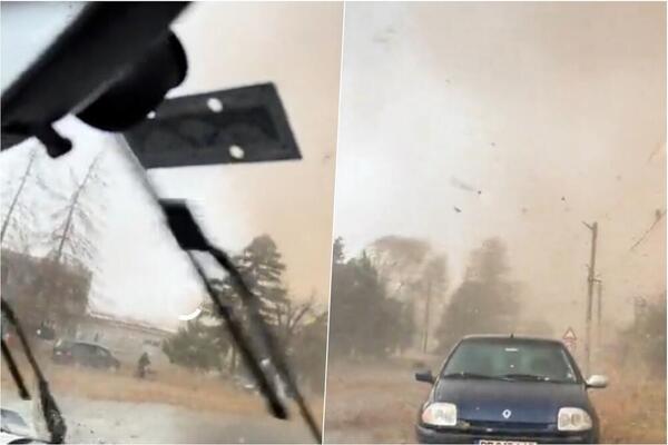DRAMATIČNI SNIMCI NEVREMENA KOJE PUSTOŠI REGION! Tornado NOSI KROVOVE i ruši stambene objekte, IMA POGINULIH! VIDEO