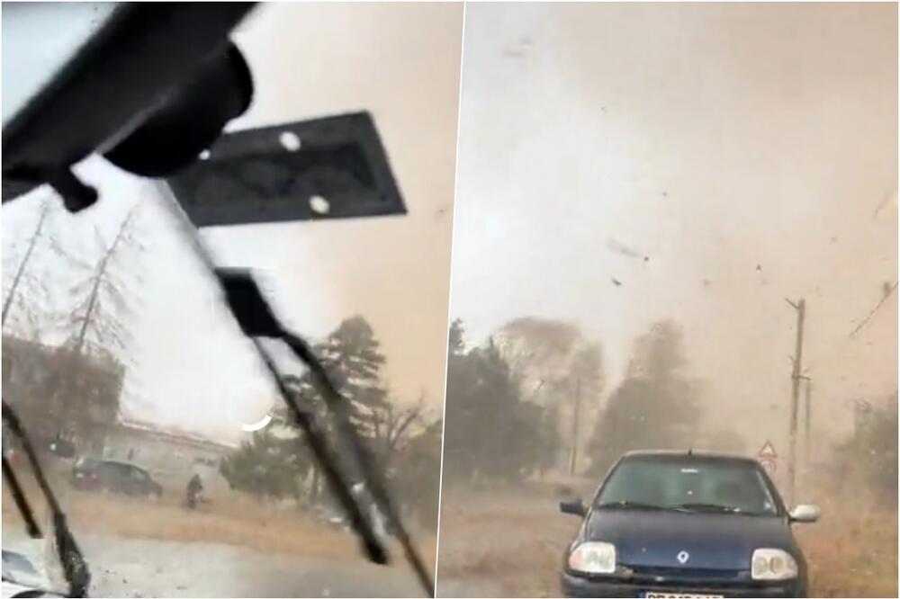 DRAMATIČNI SNIMCI NEVREMENA KOJE PUSTOŠI REGION! Tornado NOSI KROVOVE i ruši stambene objekte, IMA POGINULIH! VIDEO