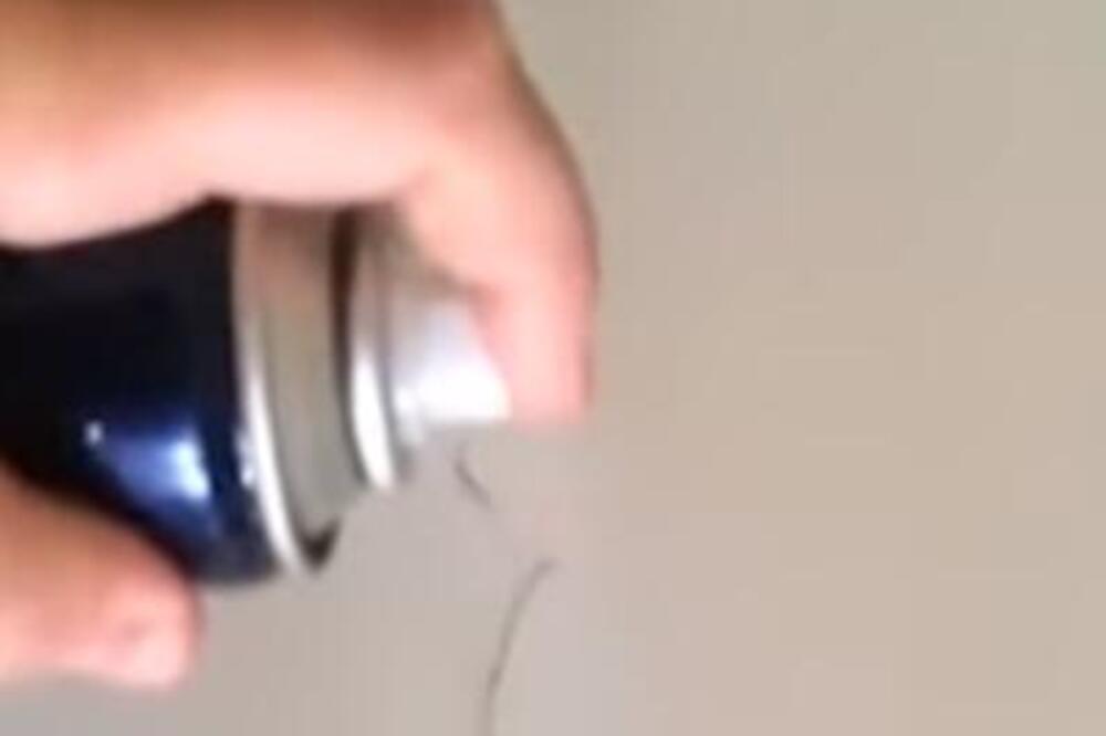 ŽENA NAPRSKALA LAK ZA KOSU NA ZID I ŠOKIRALA SVE DOMAĆICE: Ceo internet joj je ZAHVALAN na ovom super triku (VIDEO)