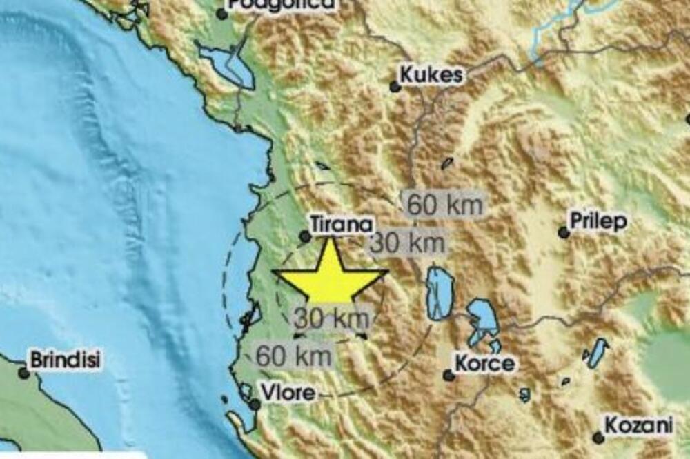 Zemljotres pogodio Albaniju!