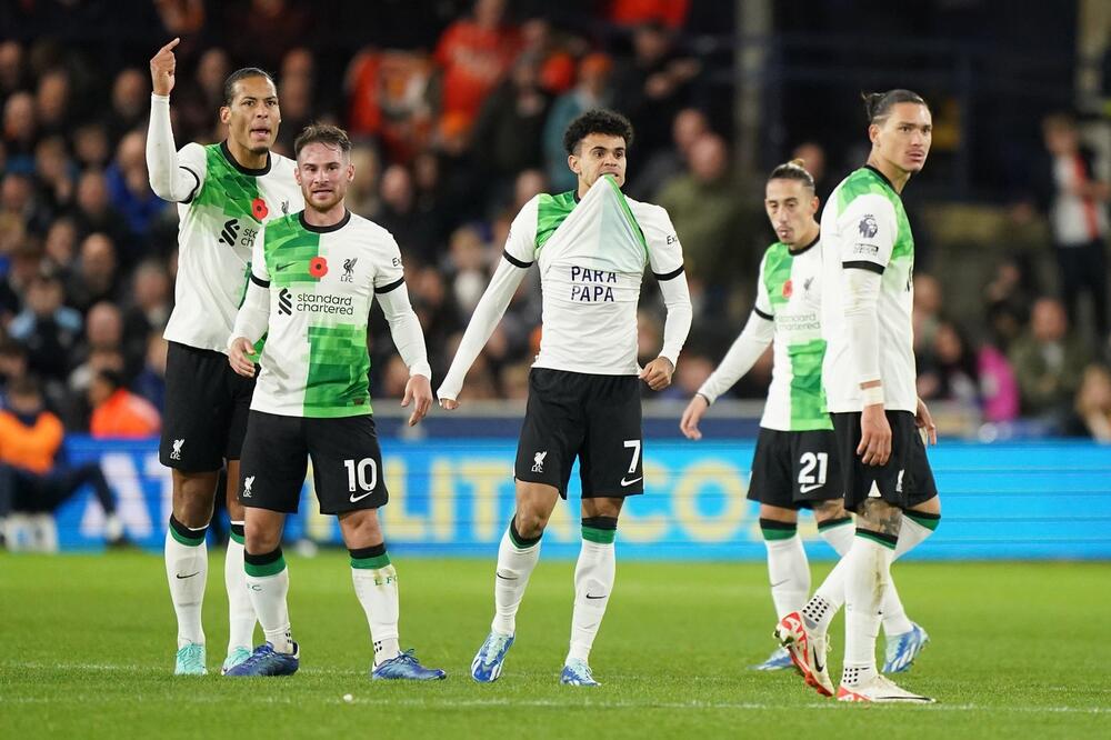 VELIKI KIKS REDSA: Liverpul bez pobede u Lutonu, besramni Nunjez se ponovo obrukao!