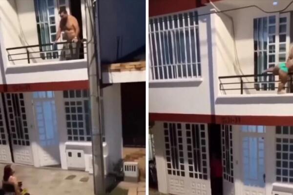 UHVATILA MUŽEVLJEVU ŠVALERKU KAKO BEŽI KROZ TERASU: Zbog ovog SNIMKA je svaka SRPKINJA pretresla celo DVORIŠTE