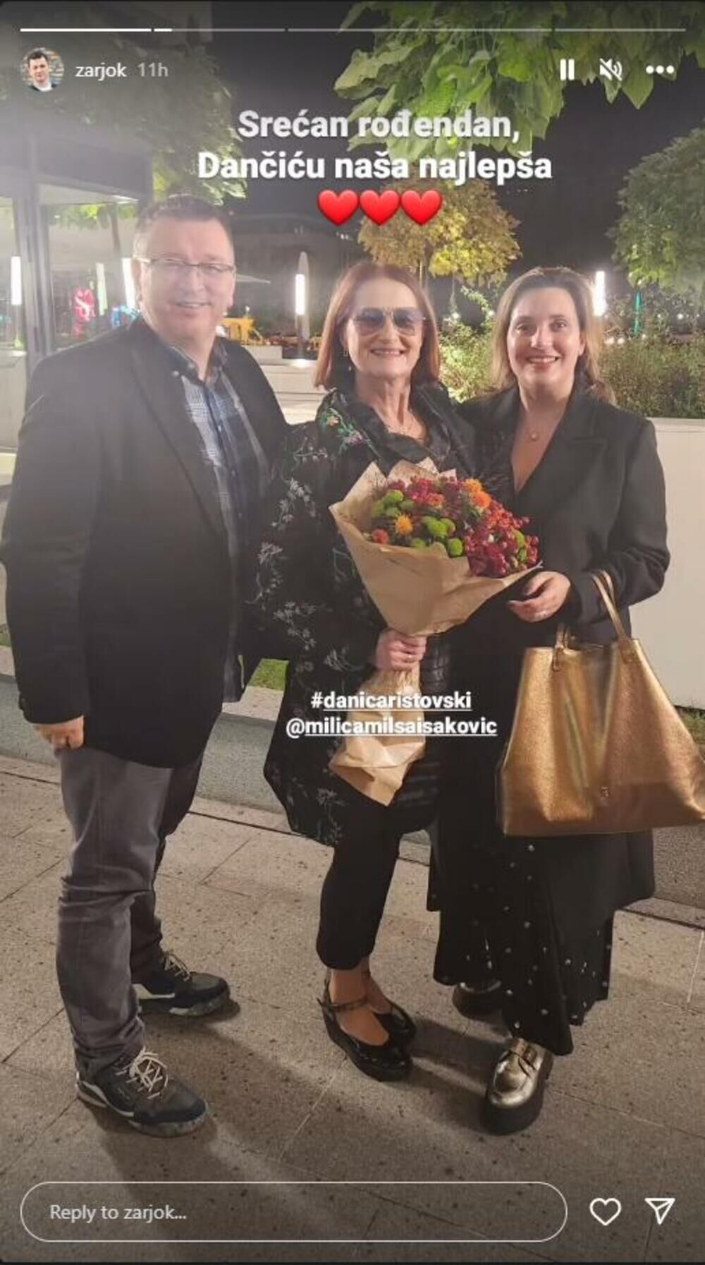 Glumica Danica Ristovski proslavila je 68. rođendan