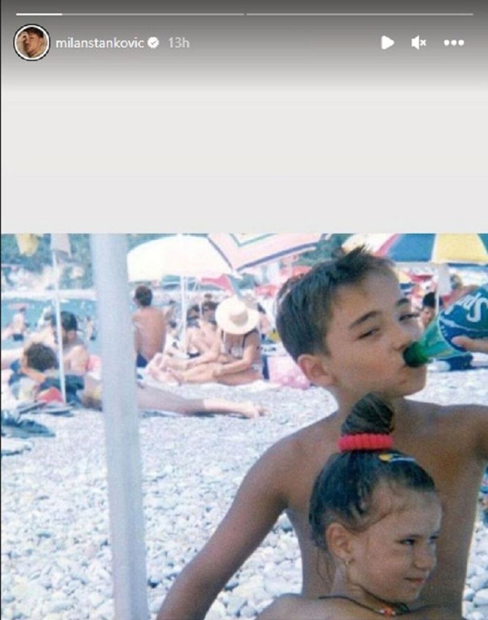 Slika iz detinjstva Milana Stankovića
