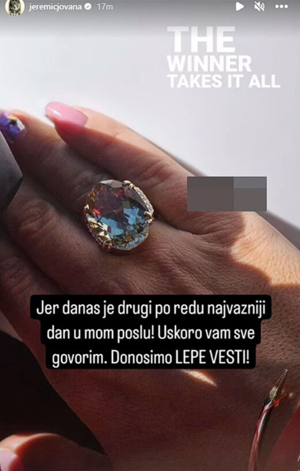 Voditeljka je najavila velike stvari