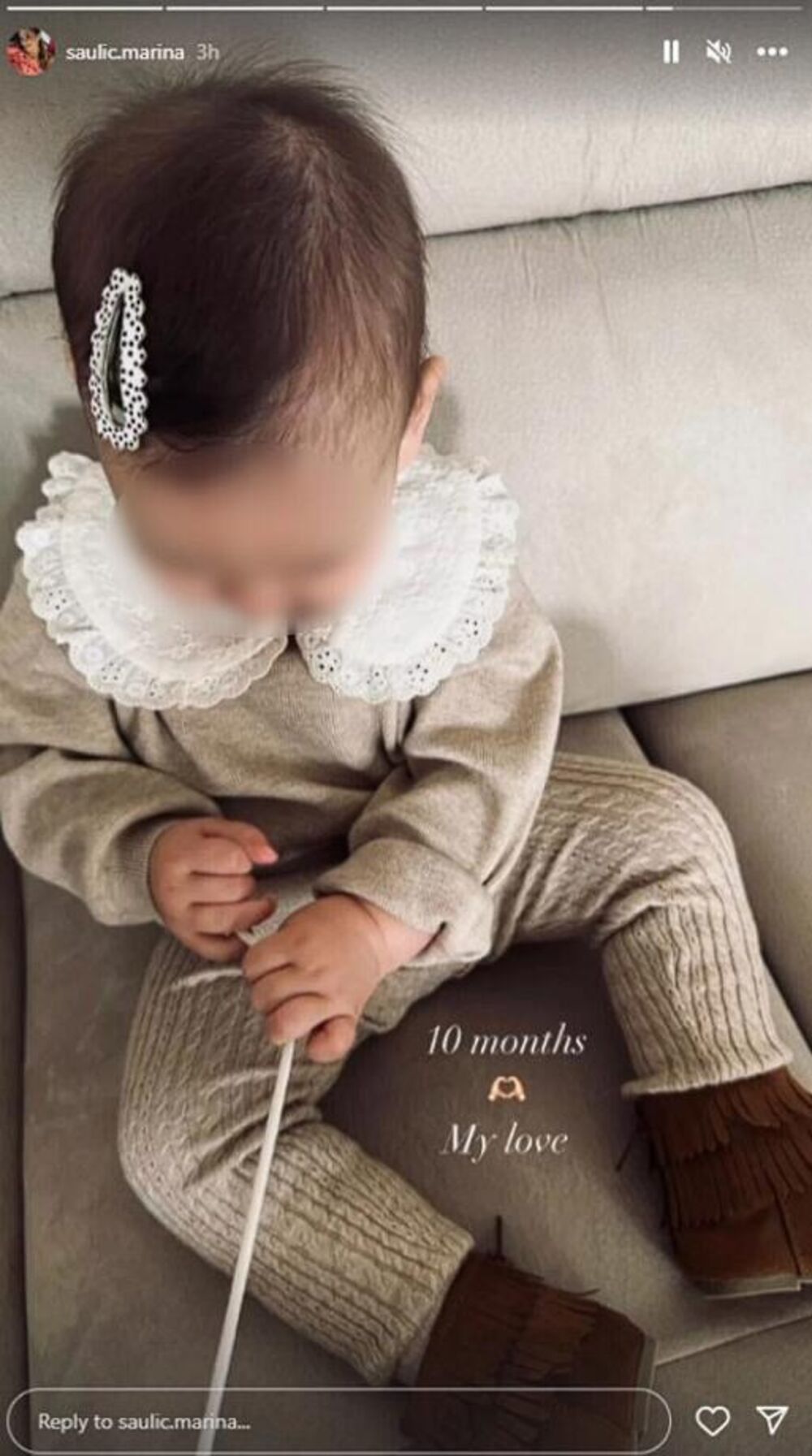 Mala Minja je napunila 10 meseci