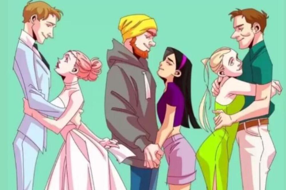 POKUŠAJTE DA OTKRIJETE KOJI OD OVIH PAROVA SE MEĐUSOBNO VARA: Čak su PSIHOLOZI padali na ovom TESTU