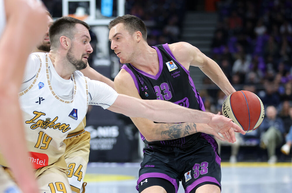 Detalj sa utakmice Partizana i Igokee