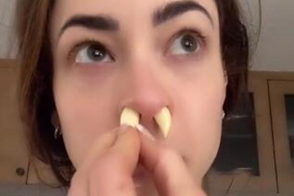 STAVILA JE ČEN BELOG LUKA U NOZDRVU, POSLE 10 MINUTA USLEDIO JE ŠOK NJENOG ŽIVOTA: Nije ni slutila šta će se DESITI