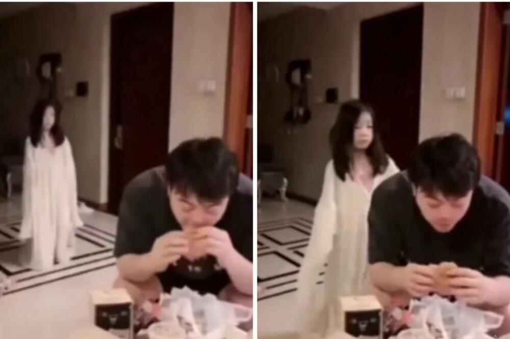 UZEO JE DA VEČERA, A ONDA MU JE "UTVARA" PRIŠLA S LEĐA: Sledio se od STRAHA, pa je skočio KADA JE VIDEO...