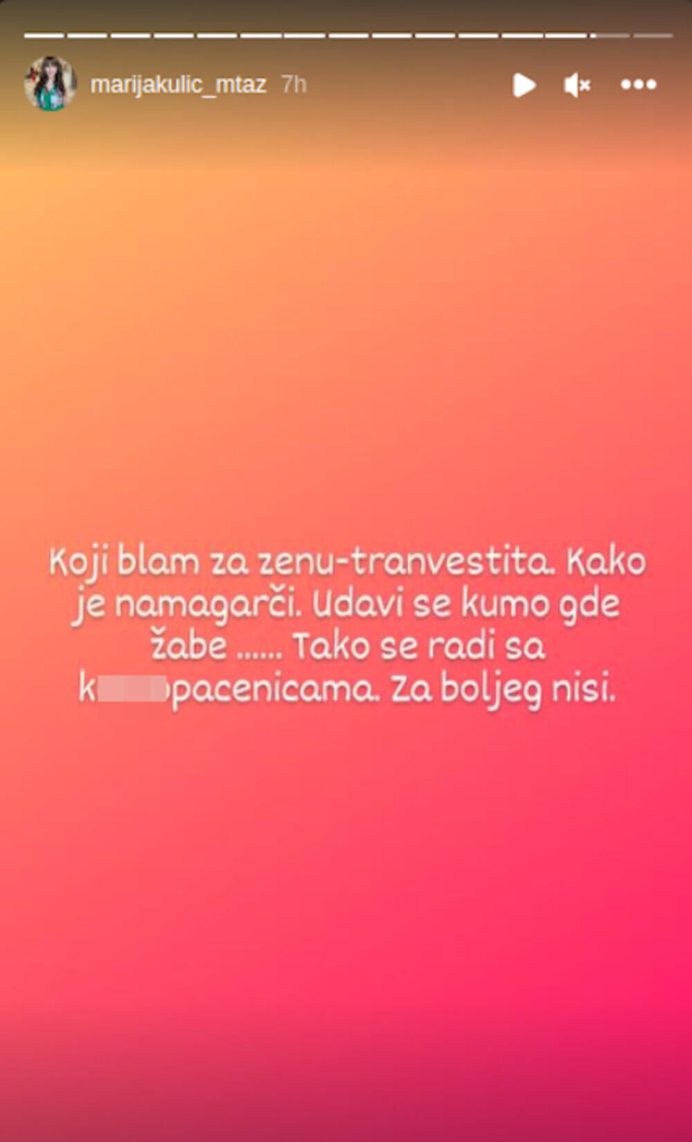 Marija Kulić razvezala jezik i pustila otrov