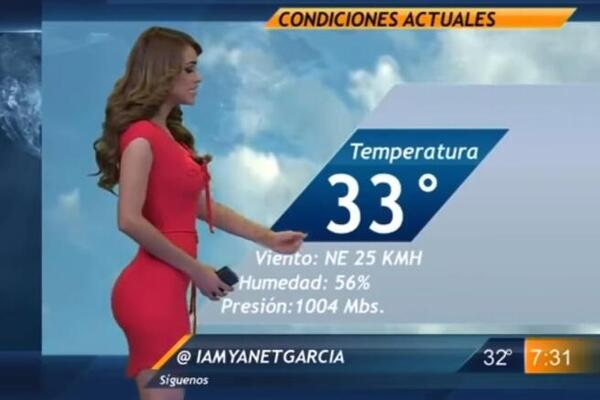 KAD NJU VIDITE UJUTRU, DAN POSTANE SUNČAN IAKO NAPOLJU VEJE SNEG: Voditeljka VREMENSKE prognoze GORI od provokacije