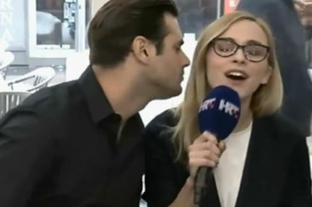 DA LI JE MOGUĆE DA JOJ JE OVO URADIO UŽIVO NA TV-u!? POZNATI HRVAT TADA JE NAVALIO NA NOVINARKU: Baš neprijatno!