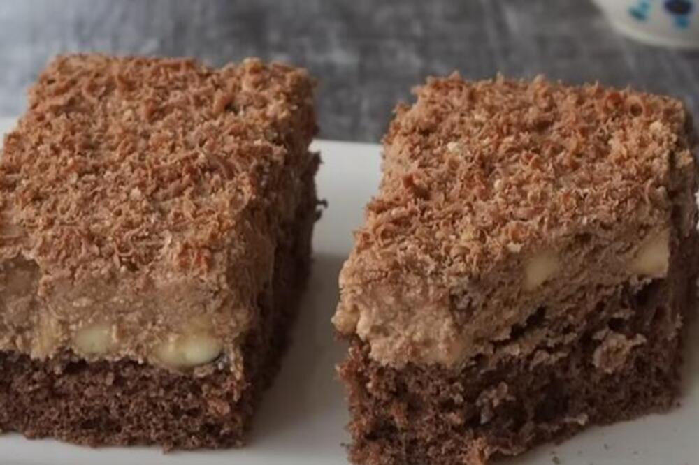 NAJJEDNOSTAVNIJI KOLAČ SA ČOKOLADOM I BANANAMA: Poslastica sa sela - ukus kojem niko ne može da odoli