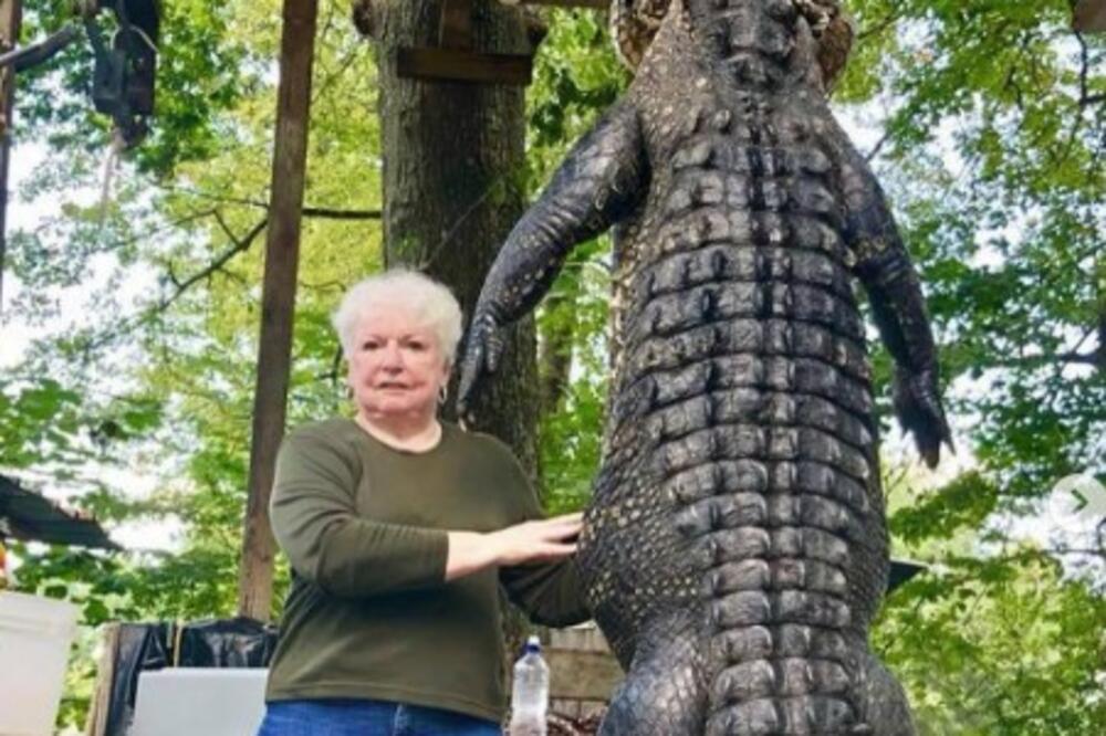 LIKVIDIRALA GA PROFESIONALNO: Baka savladala aligatora teškog 260 KG, ali to nije SVE, evo kako je ubila NEMAN