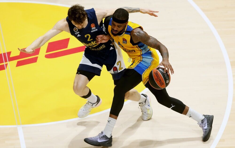 Detalj sa utakmice Makabija iz Tel Aviva i Fenerbahčea u Beogradu