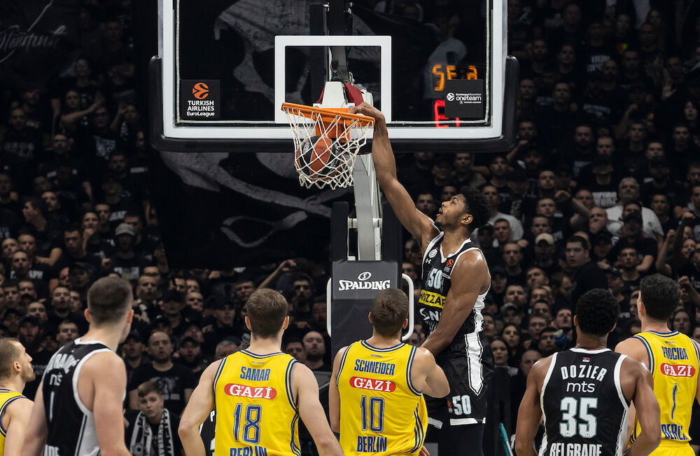 Detalj sa meča između Partizana i Albe