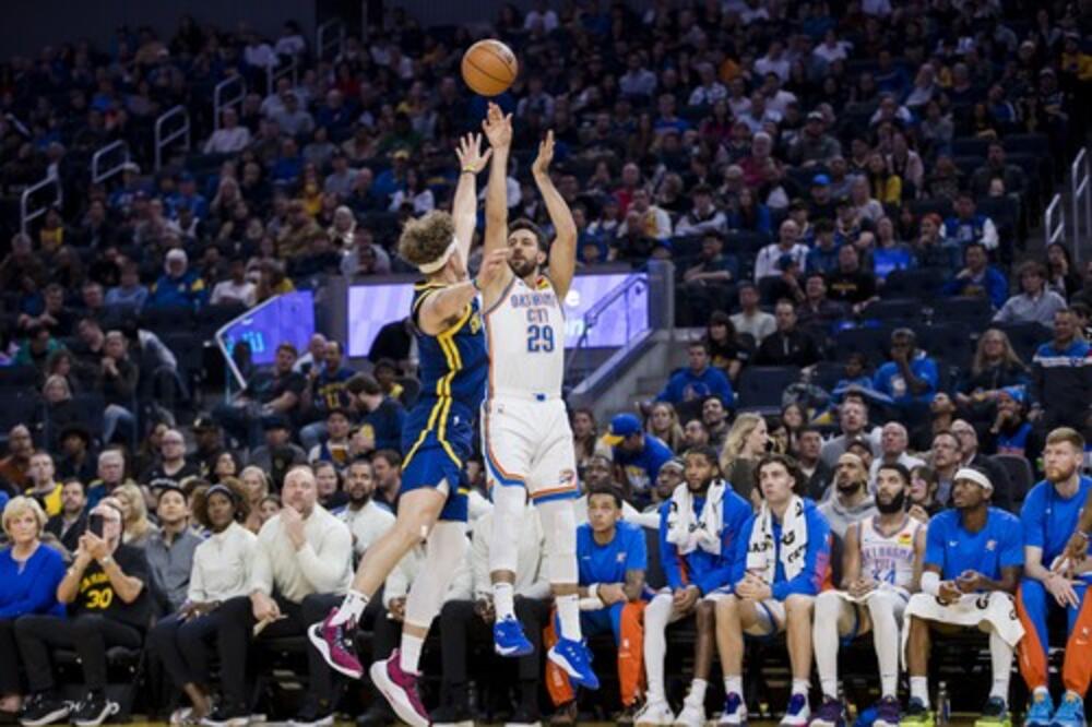 ŠEJ I HOLMGREN SRUŠILI VORIORSE U PRODUŽETKU, MICIĆ POMOGAO! Antetokumpo jači od Irvinga i Dončića (VIDEO)